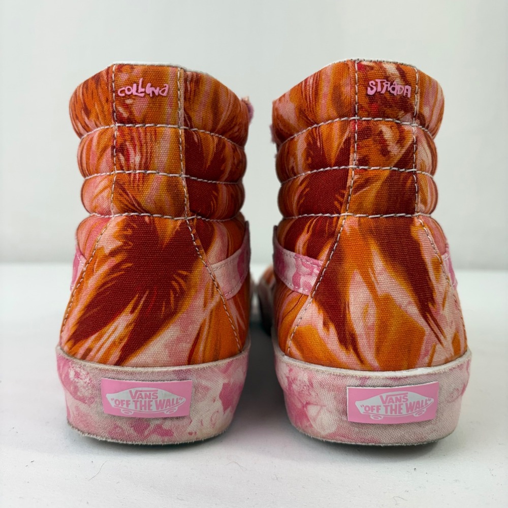 Vans x Sk8-Hi 38 DX Collina Strada‎ Tie Dye Pink Orange Skate Sneakers Shoes W 8 - Picture 2 of 11